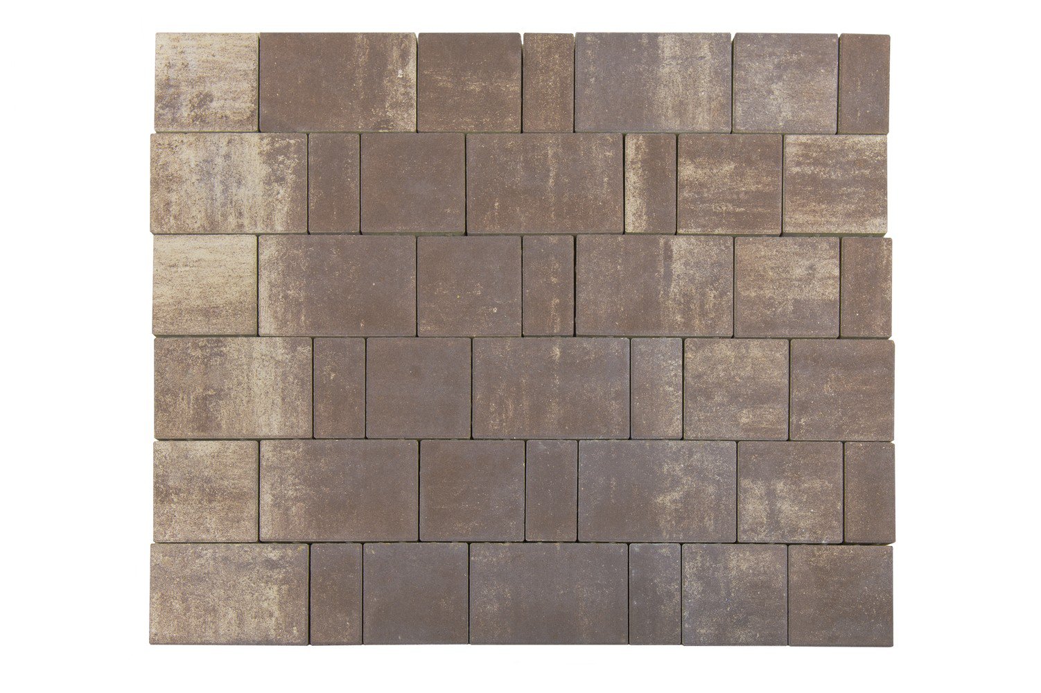 Тротуарная плитка BRAER II «Старый город Ландхаус» Color Mix Тип 19