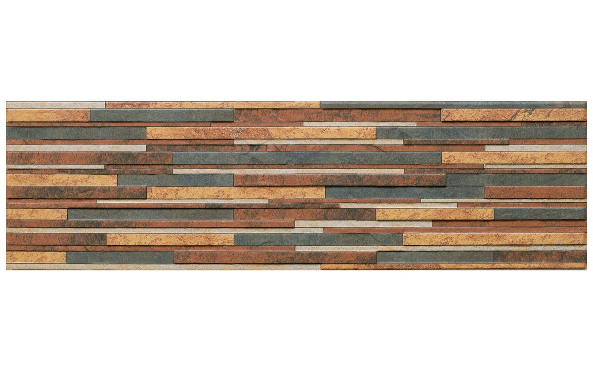Фасадная клинкерная плитка Cerrad Zebrina Rust, 600x175x9 мм
